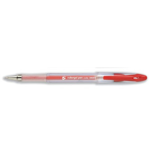 FS396802 5 Star Office Roller Gel Pen Clear, The Office Box