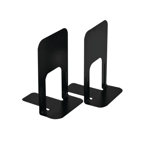 BLO06914 Large Deluxe Bookends Black (2 Pack), The Office Box