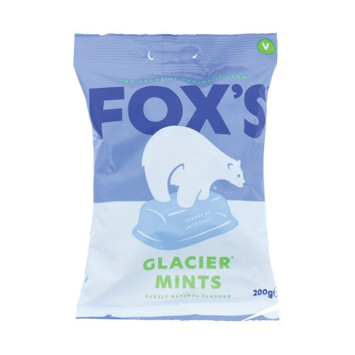 BZ92054 Foxs Glacier Mints Sharing Bag 200g (No, The Office Box