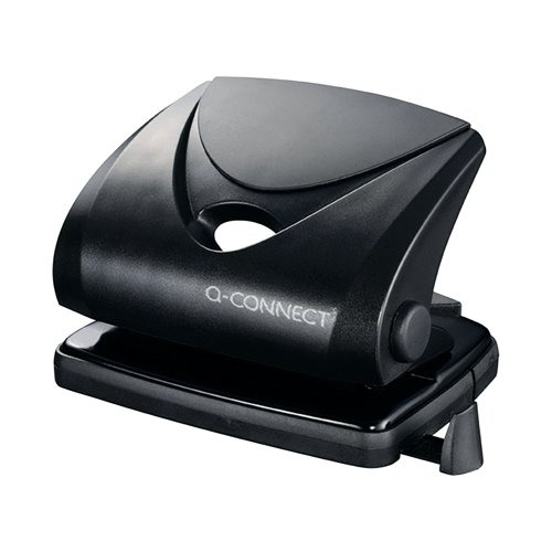 KF01234 Q-Connect Medium Duty Hole Punch Black, The Office Box