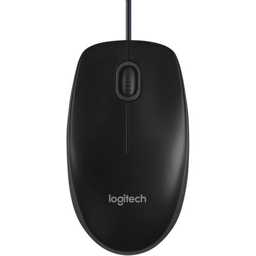 LC01489 Logitech B100 Optical Mouse USB 800dpi, The Office Box