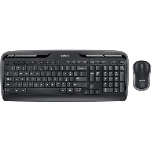 LC03362 Logitech Black MK330 Wireless Keyboard, The Office Box