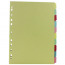 Multicoloured A4 10 Part Divider WX26082