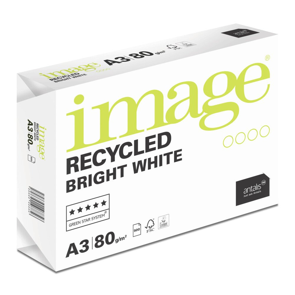 IMAGE BRIGHT WHITE RECYCLED A3 80 BX5 RM