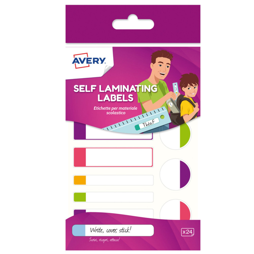 AVERY WATERPROOF LABELS 86X17 NN WH PK24