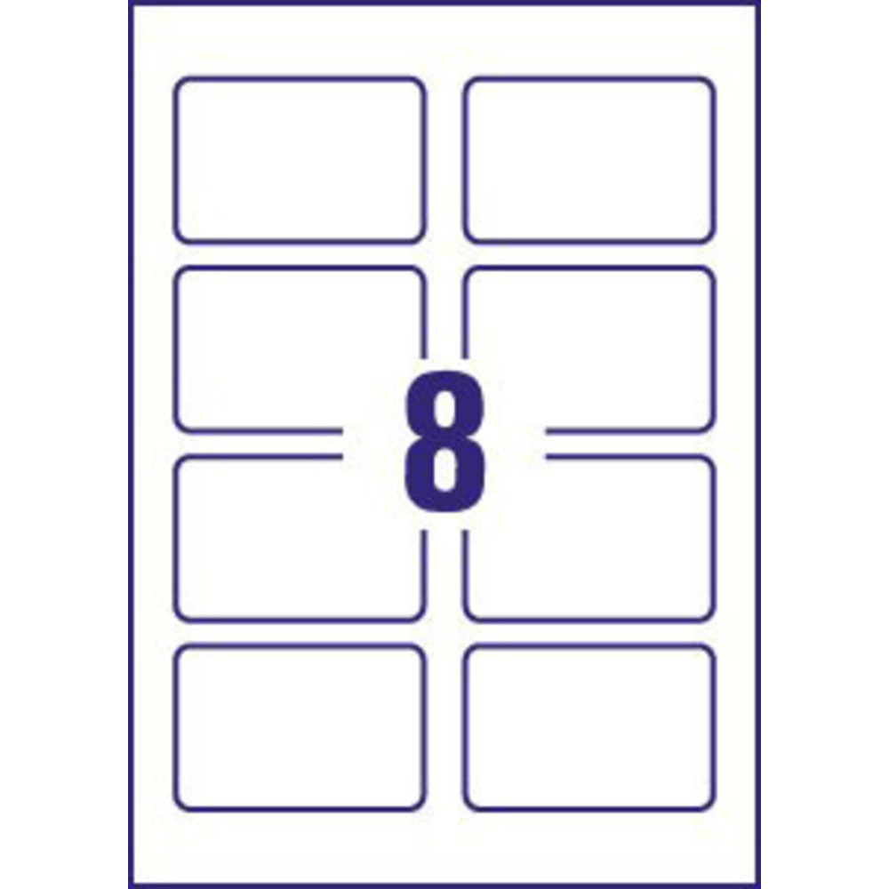 BUSINESS CARD 85X54MM 200 CARDS/25 SH