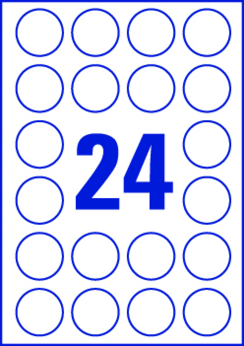 Epower Avery Create Ur Own Round Sticker E3613 Epower Avery Create Ur Own Round Sticker E3613