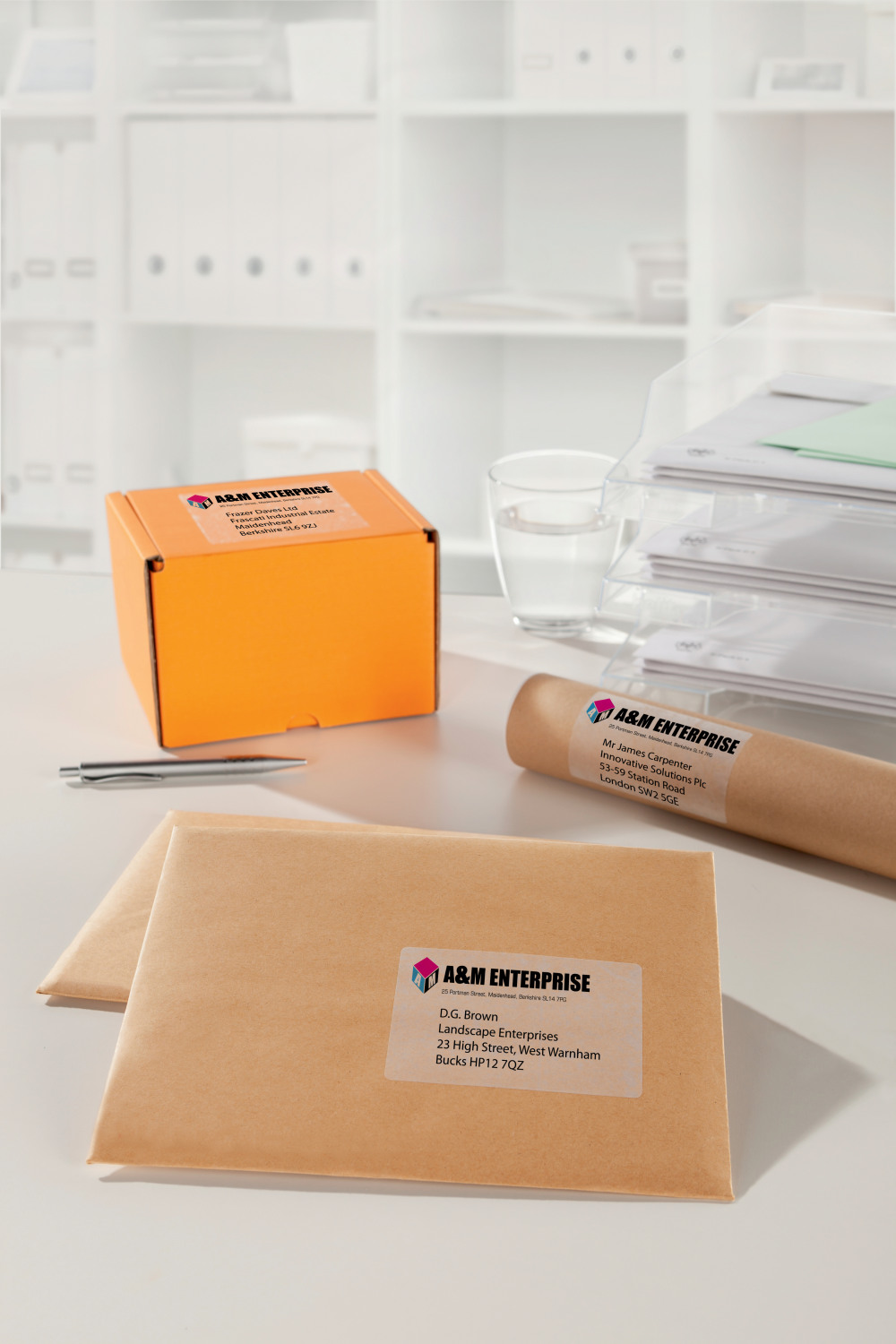 Office Supplies - AVERY L7565-25 LASER LABELS CLEAR PK200