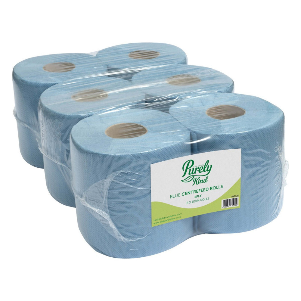 PURELY KIND C/FEED ROLL 2PLY FSC BL PK6