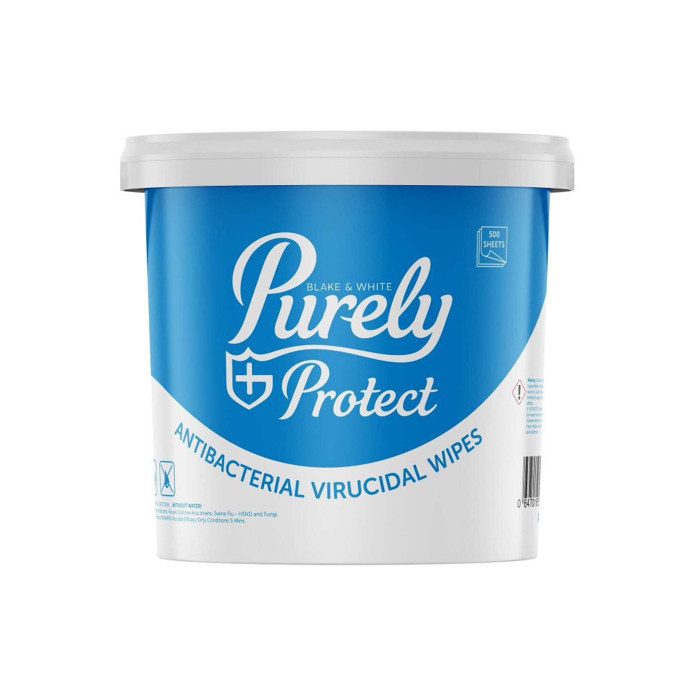 VALUEX ANTI-BAC VIRUCIDAL WIPES TUB 500