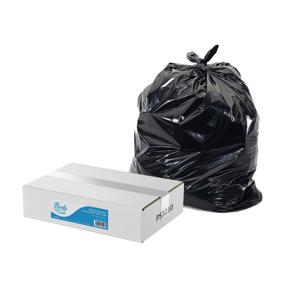 VALUEX HD COMPACTOR SACKS BLACK PK100