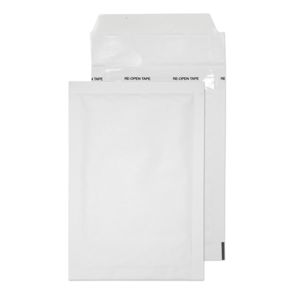 C6 WHITE P&S BUBBLE PADDED 90GSM PK200