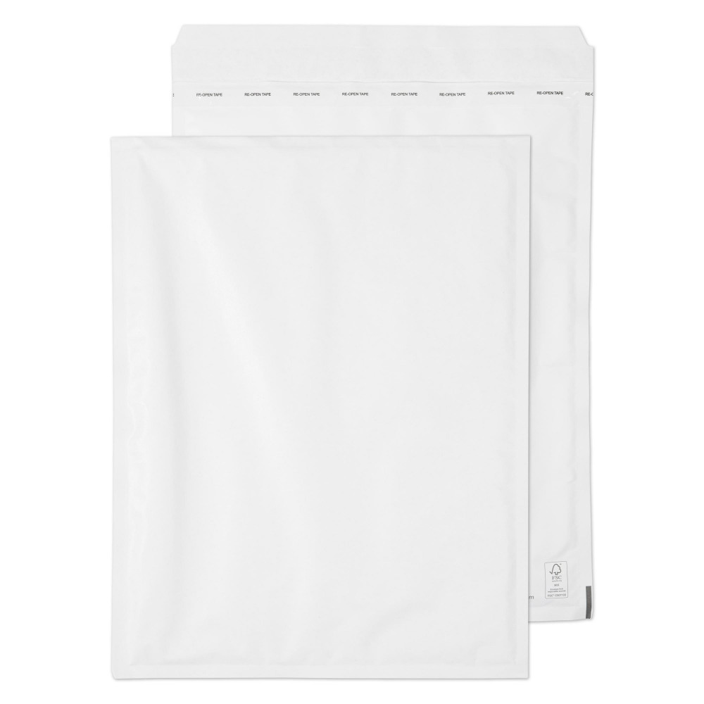 WHITE P&S BUBBLE 90GSM 470X350 PK50