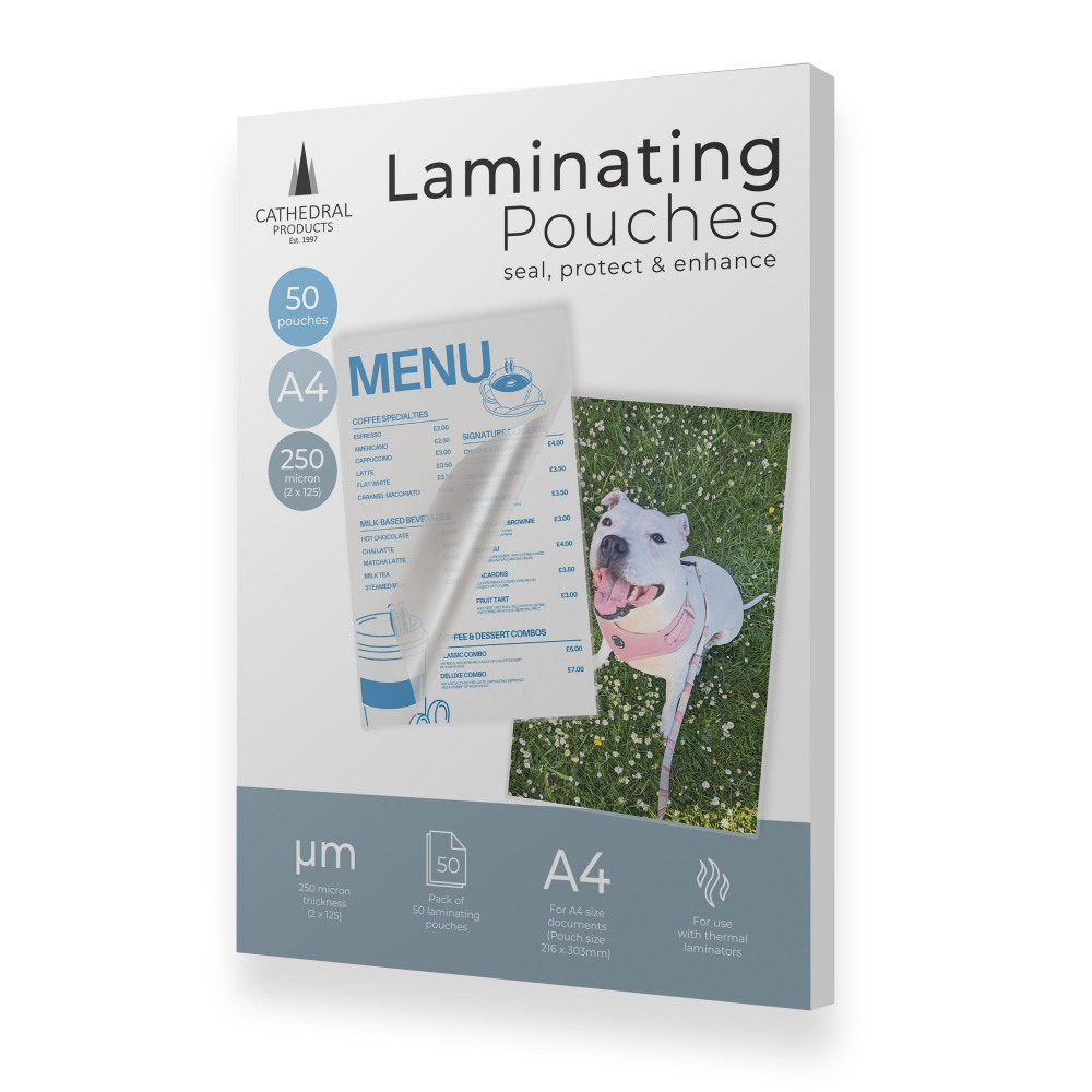 VALUEX LAMINATING POUCH A4 250MIC PK50