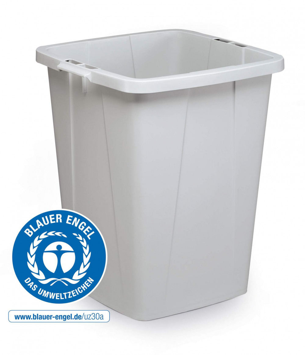 DURABLE DURABIN 90L ECO BIN GREY DURABLE DURABIN 90L ECO BIN GREY