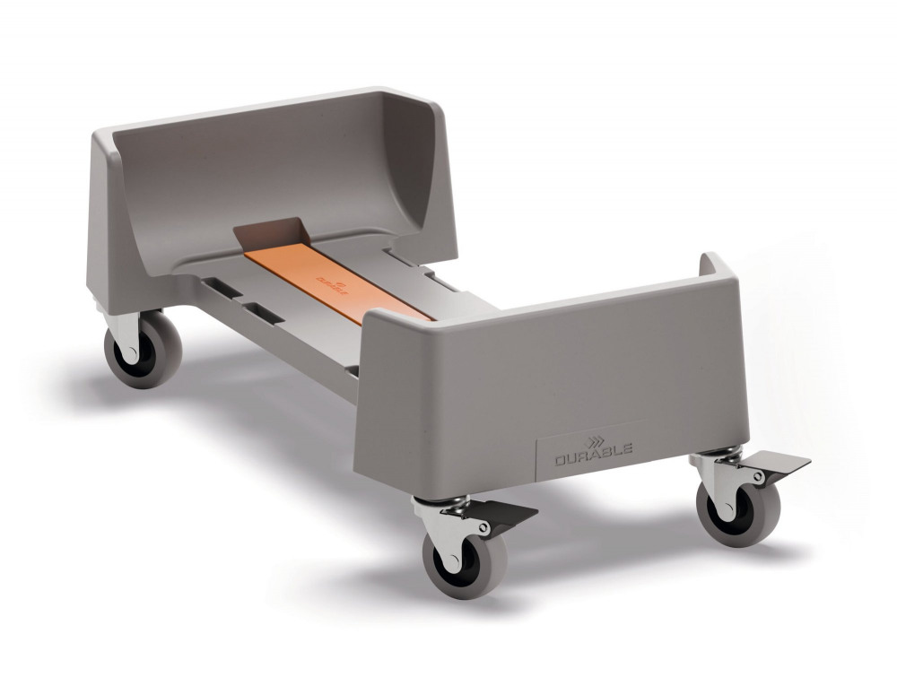 DURABIN TROLLEY 60L RECYCLED PP GY