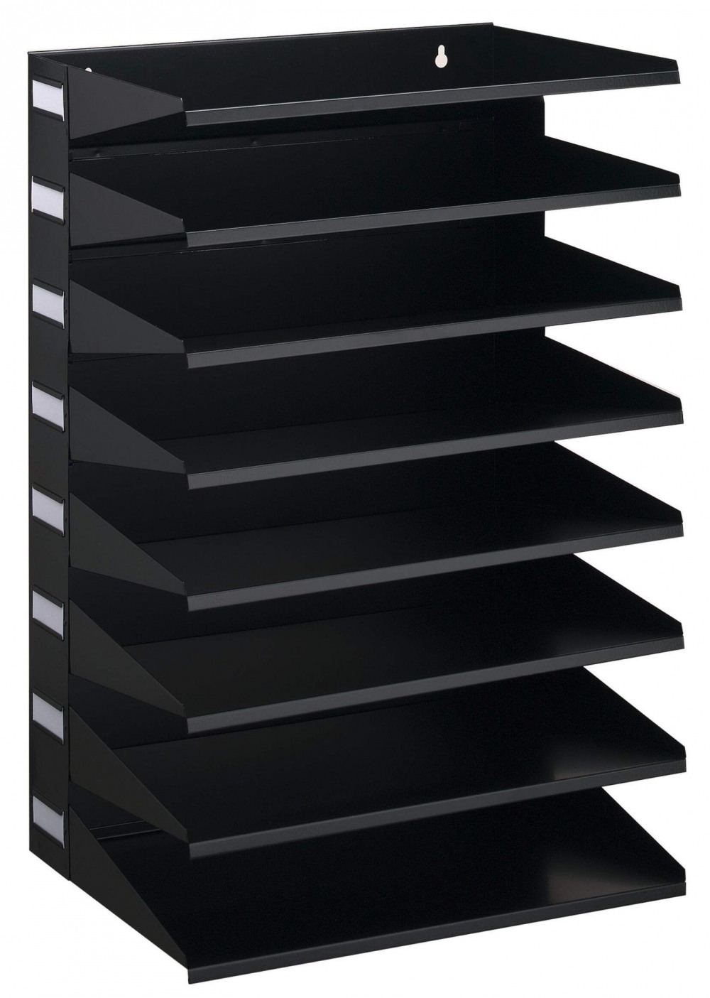 DURABLE 8-TIER SORTING RACK BLACK