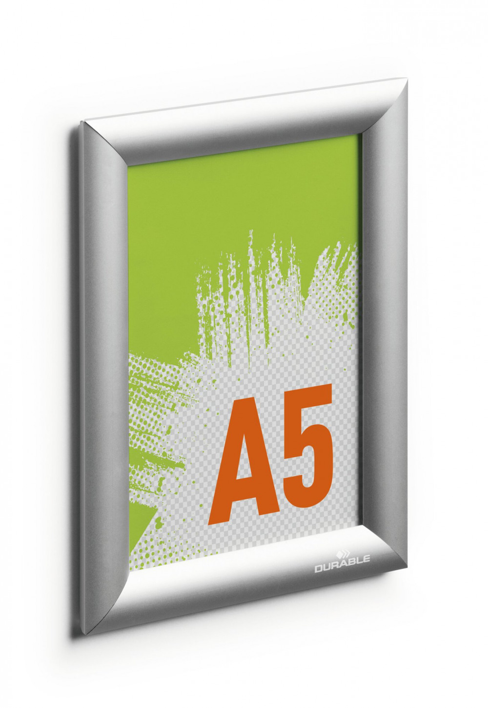 DURABLE SNAP FRAME ALUMINIUM A5 SILVER