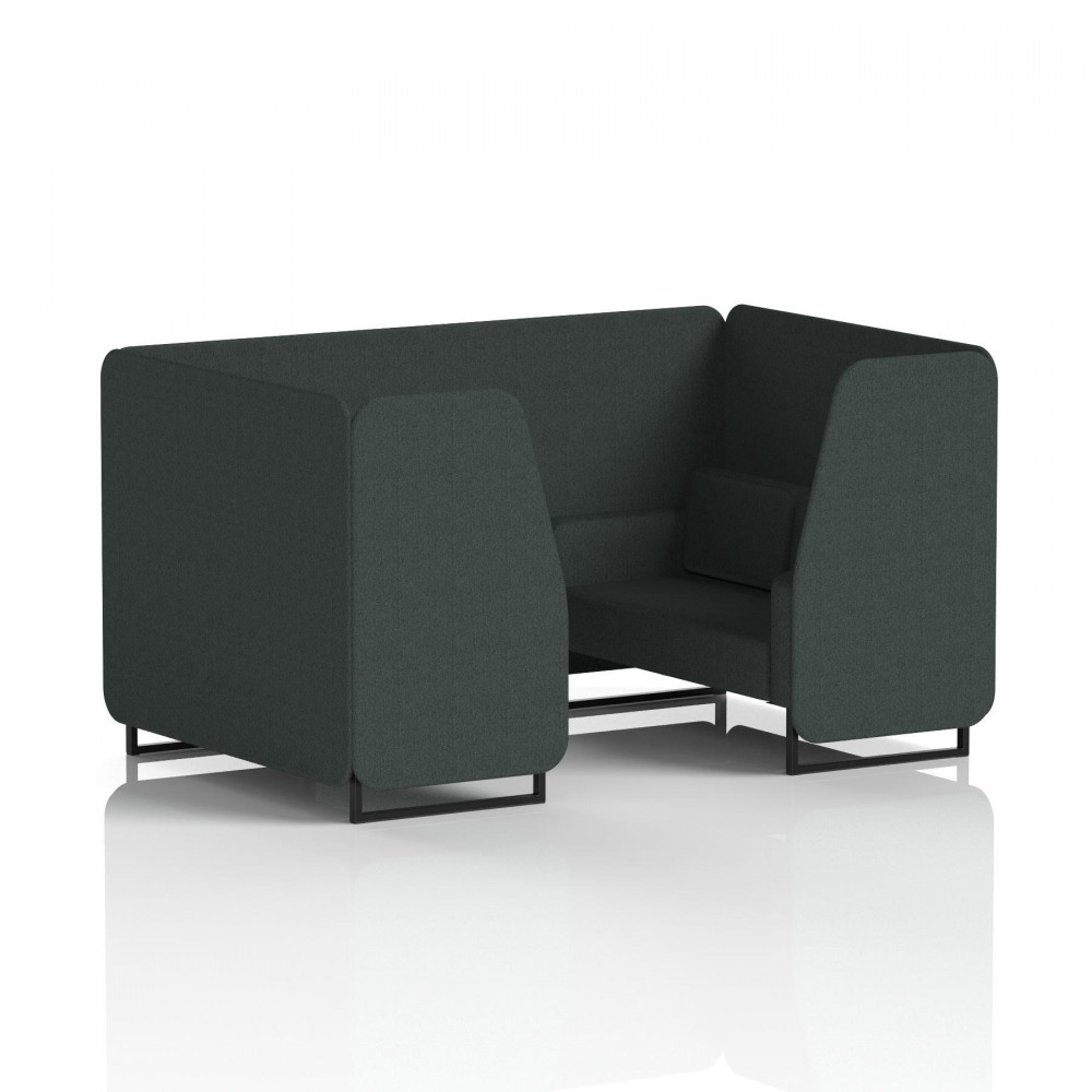 BRIXWORTH 4 SEAT BOOTH BLCK LEG &SOFA