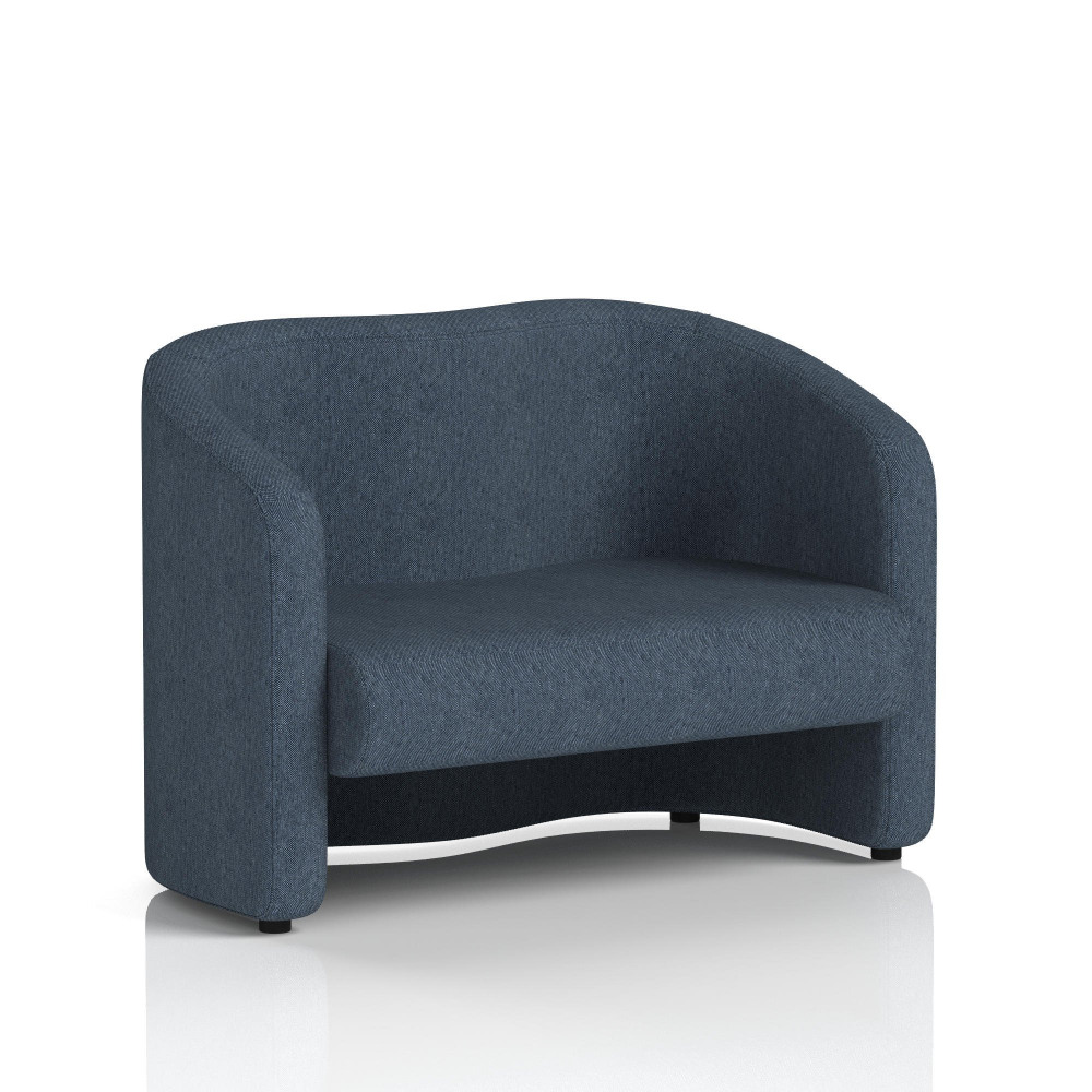 LAMPORT SOFA 2SEAT BLCK FEET CRUCIBLE