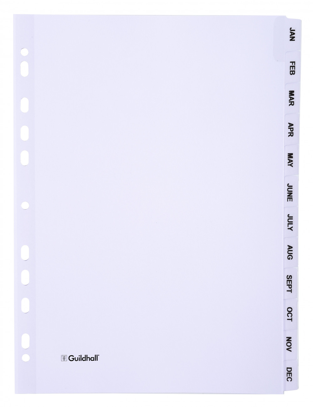 GUI 12 PT PRINT INDEX CLR MYLAR JAN-DEC