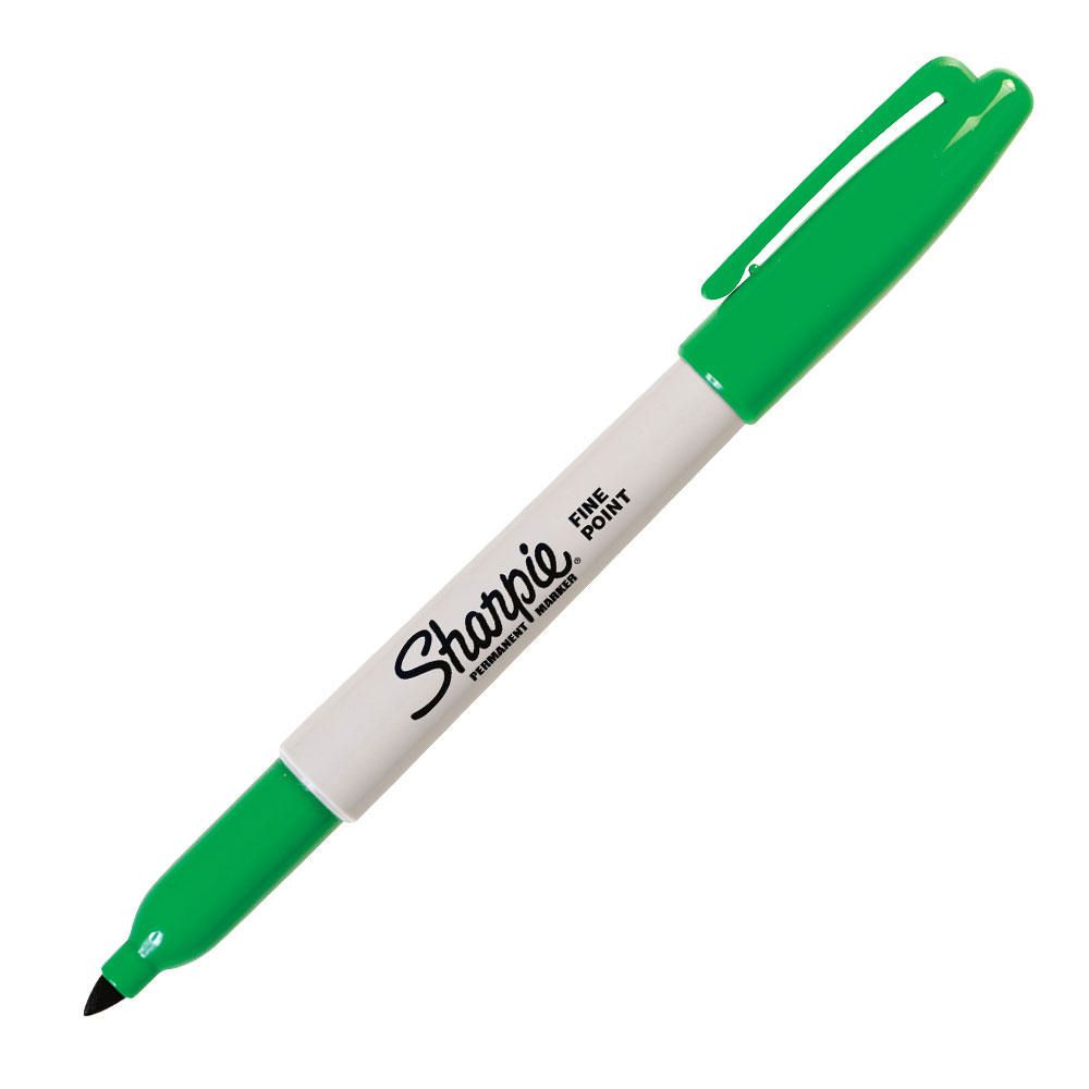 SHARPIE FINE PERM MARKER GR PK12 SHARPIE FINE PERM MARKER GR PK12