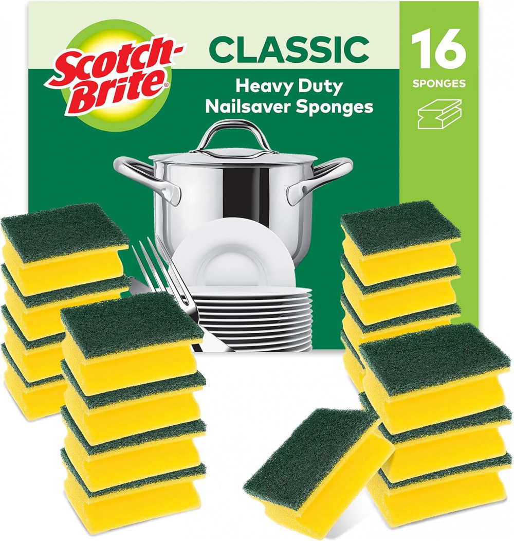 SCOTCH-BRITE CLASSIC HD SPONGE YW PK16