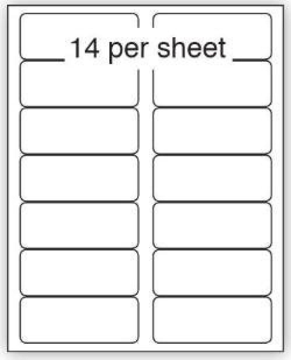 PURELY A4 SHEET LABEL 14UP BOX 100 SHTS PURELY A4 SHEET LABEL 14UP BOX 100 SHTS