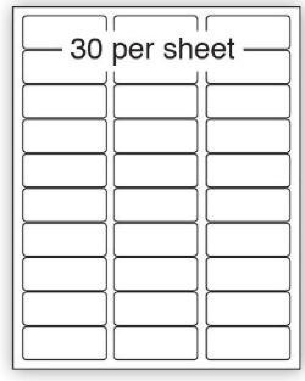 PURELY A4 SHEET LABEL 30UP BOX 100 SHTS PURELY A4 SHEET LABEL 30UP BOX 100 SHTS
