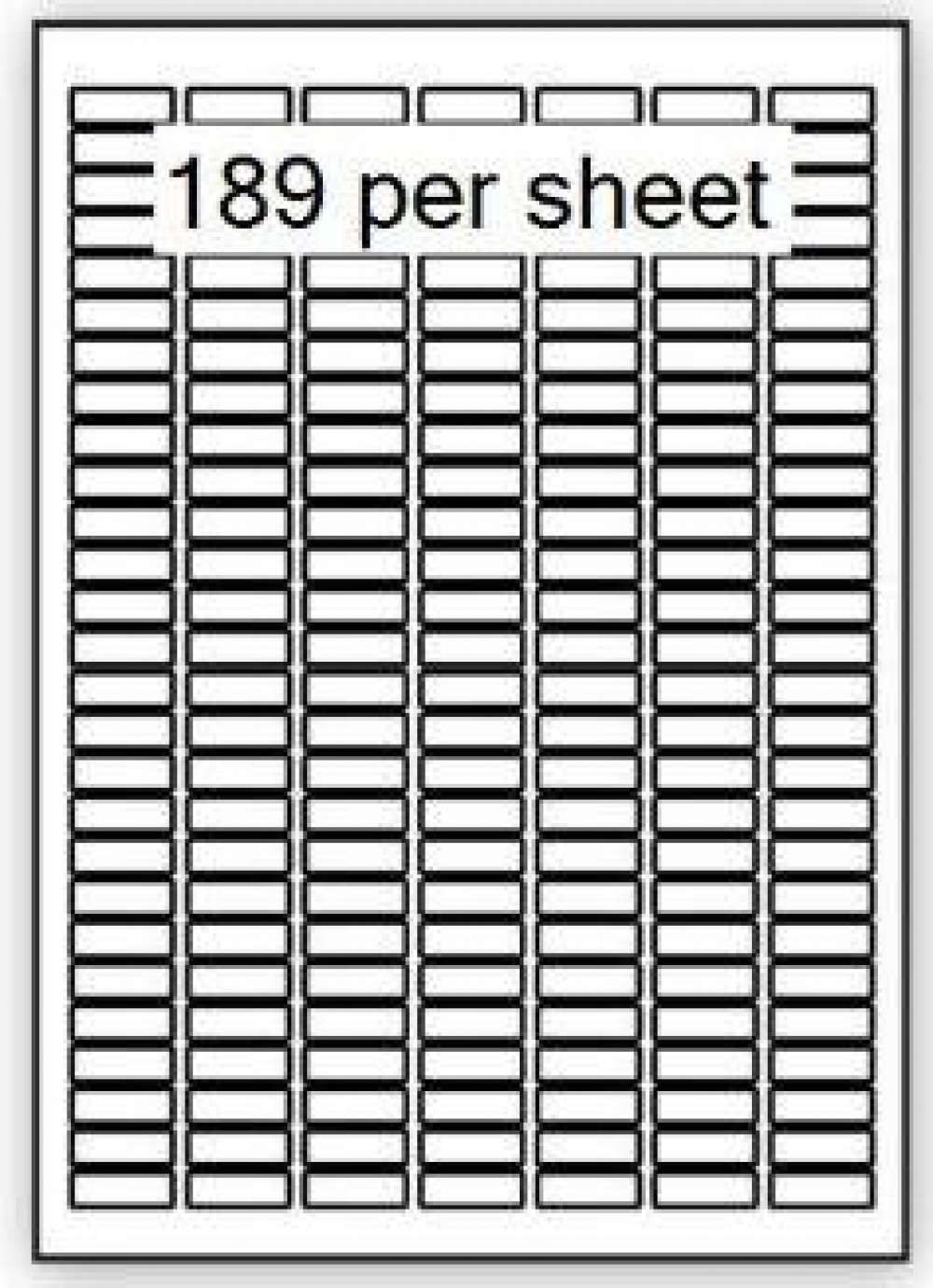PURELY A4 SHEET LABEL 189UP BOX 100 SHTS PURELY A4 SHEET LABEL 189UP BOX 100 SHTS
