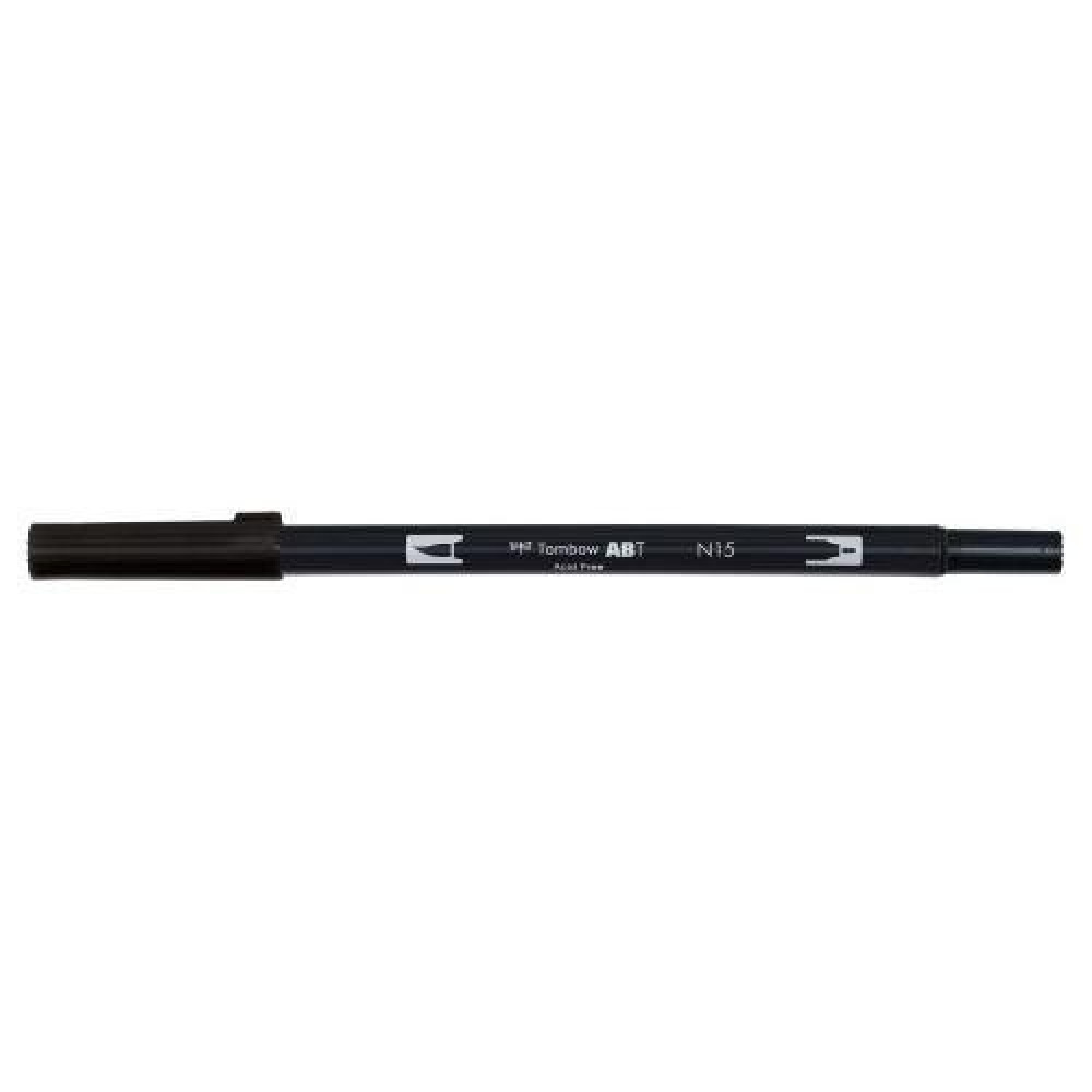 TB WATER BASED BRUSH PEN BLACK 4FOR3