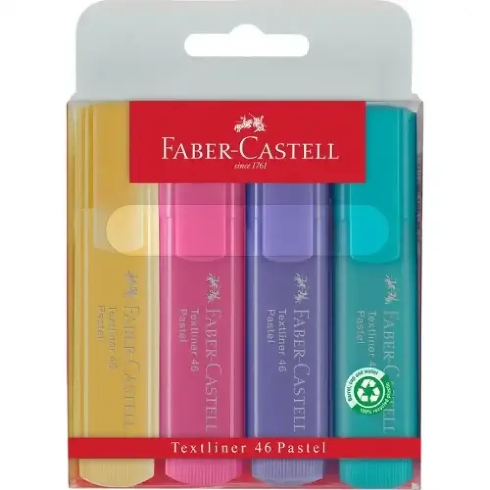 FC TEXTLINER 46 PASTEL PK4 4FOR3