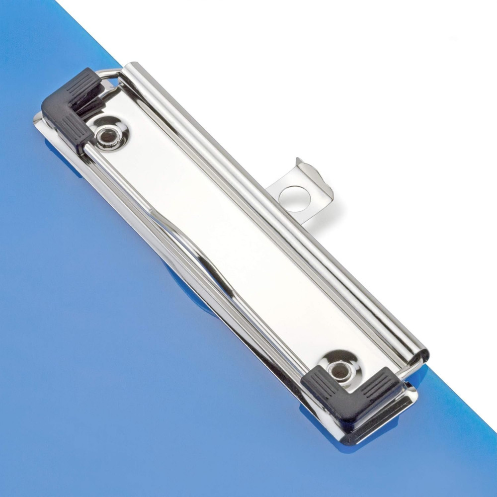 A4 FROSTED TRANSPARENT CLIPBOARD BLUE
