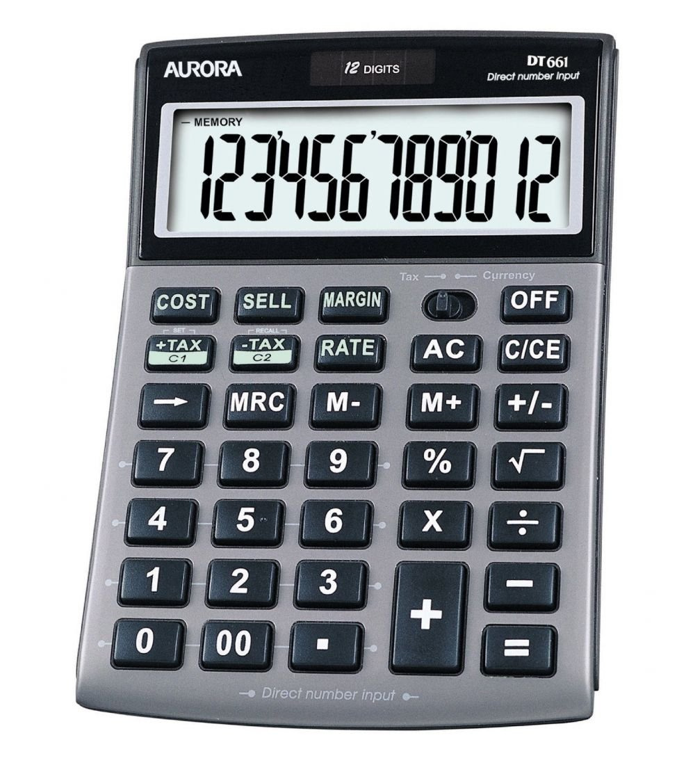 AURORA DT661 DESK CALCULATOR