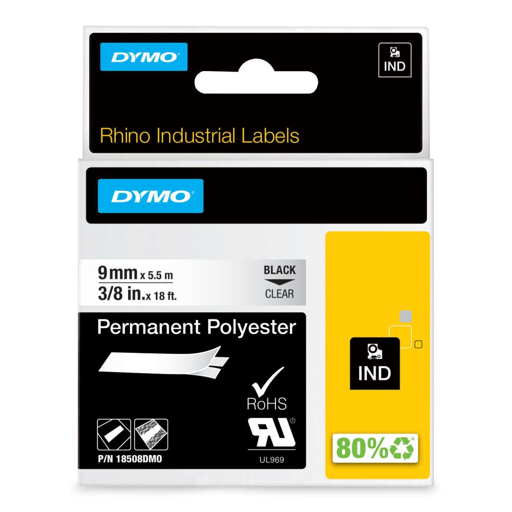 DYMO 18508 9MM POLYESTER TAPE