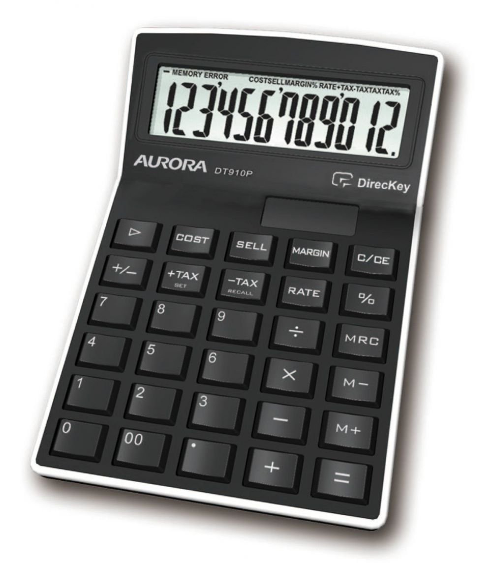 AURORA DT910P DESK CALCULATOR