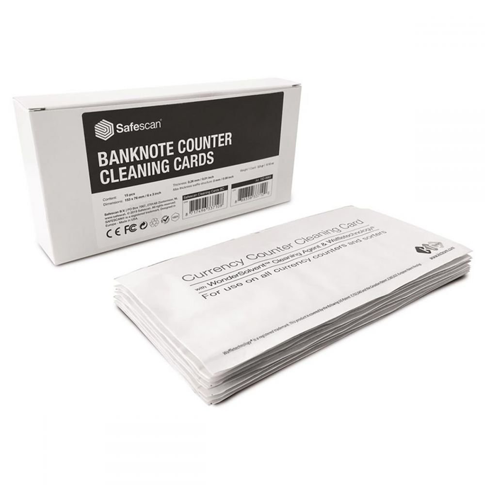 SAFESCAN CLEANING CARDS FOR BANKNOTE COU