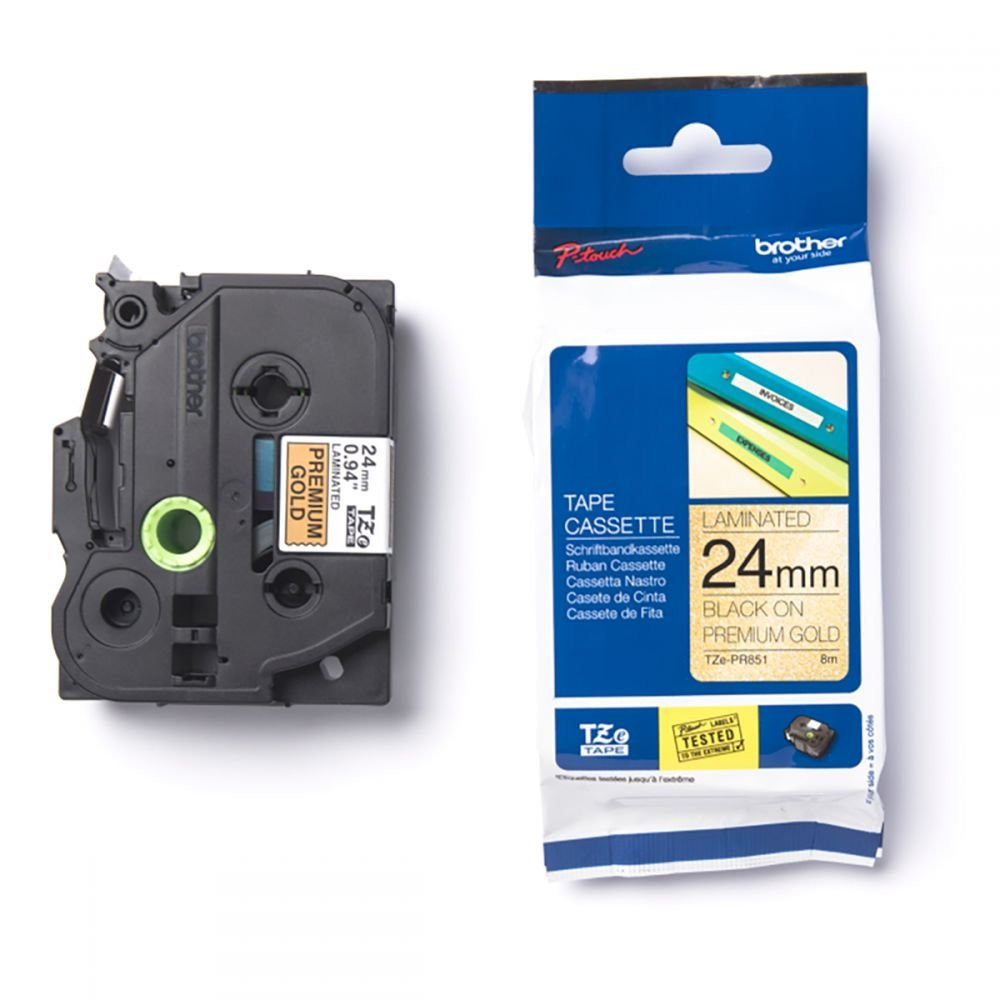 24MMBKONPREMIUMGOLDLABELLINGTAPE