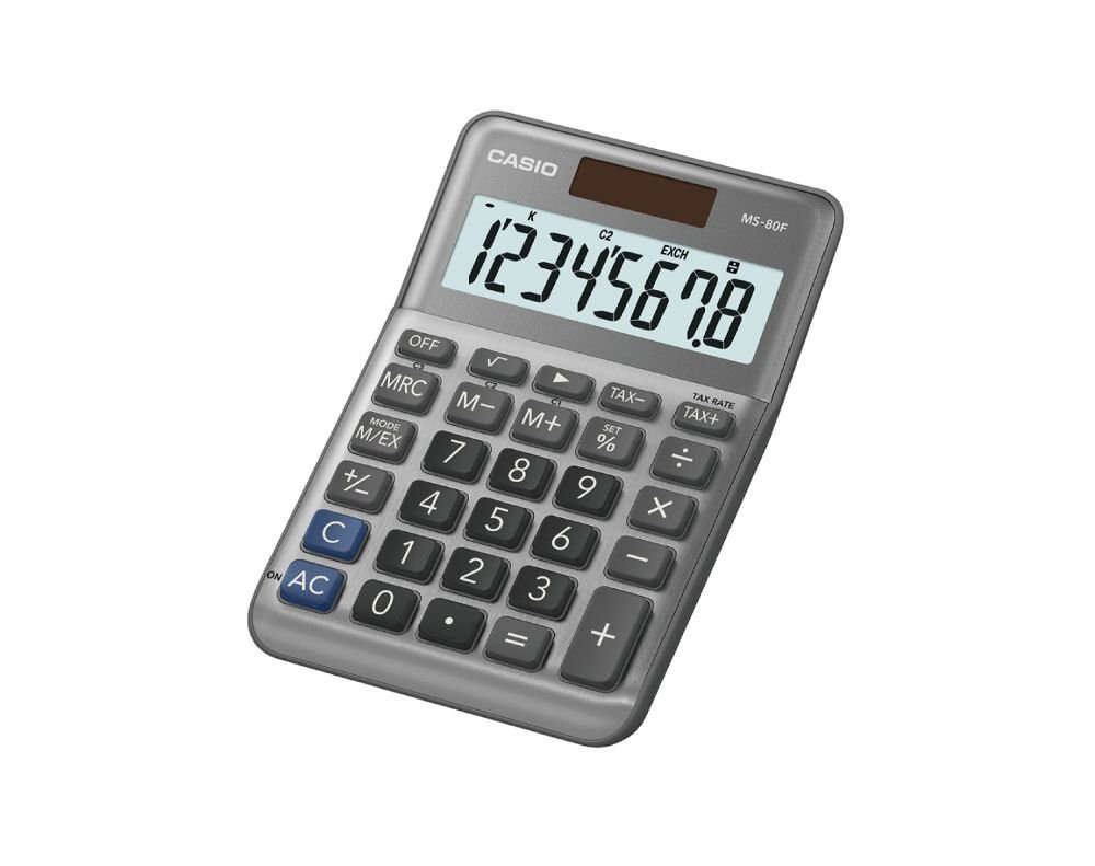 CASIO MS-80F 8 DIGIT DESK CALCULATOR