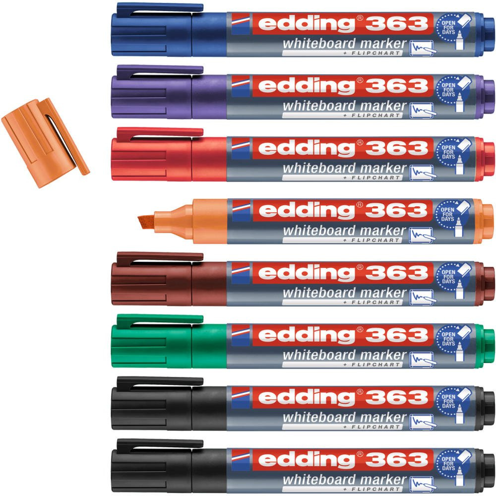 EDDING 363 WHITEBOARD MARKER PACK OF 8