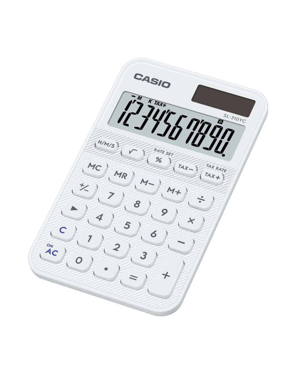 CASIO SL-310YC HANDHELD CALCULATOR WHITE