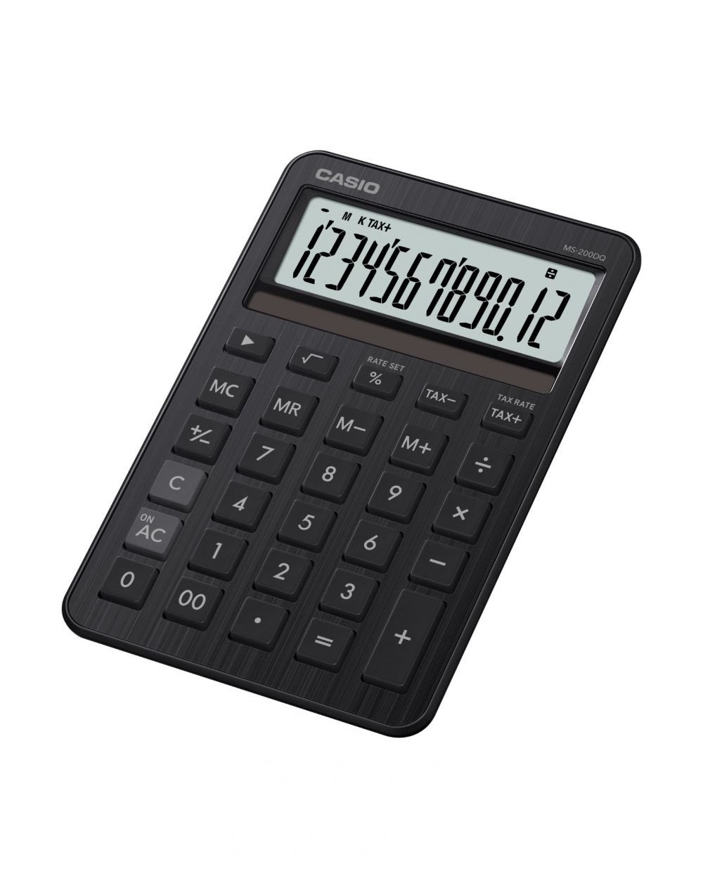 CASIO MS-200DQ MINI DESK CALCULATOR BLAC