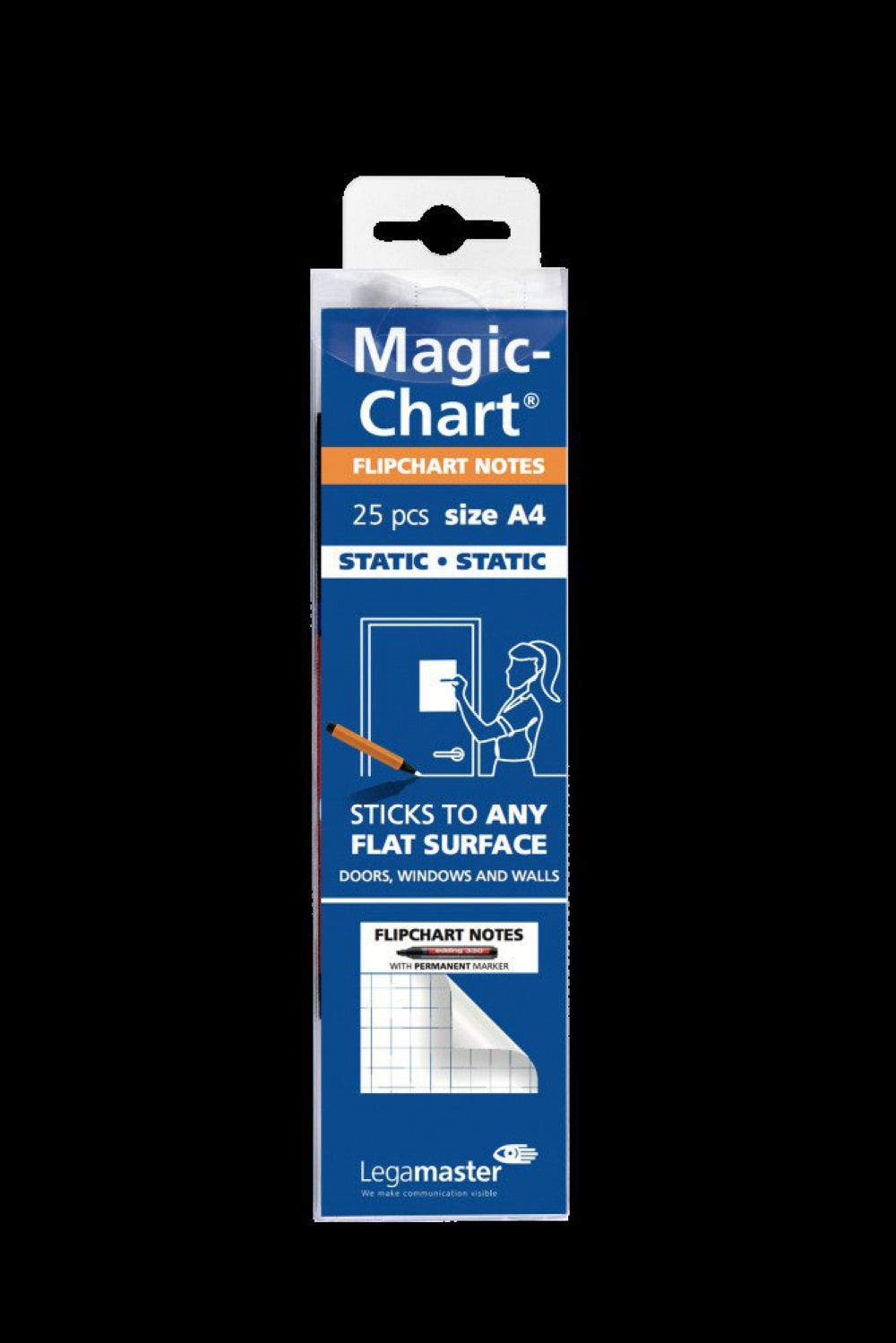 LEGAMASTER MAGIC-CHART NOTES GRIDDED FLI