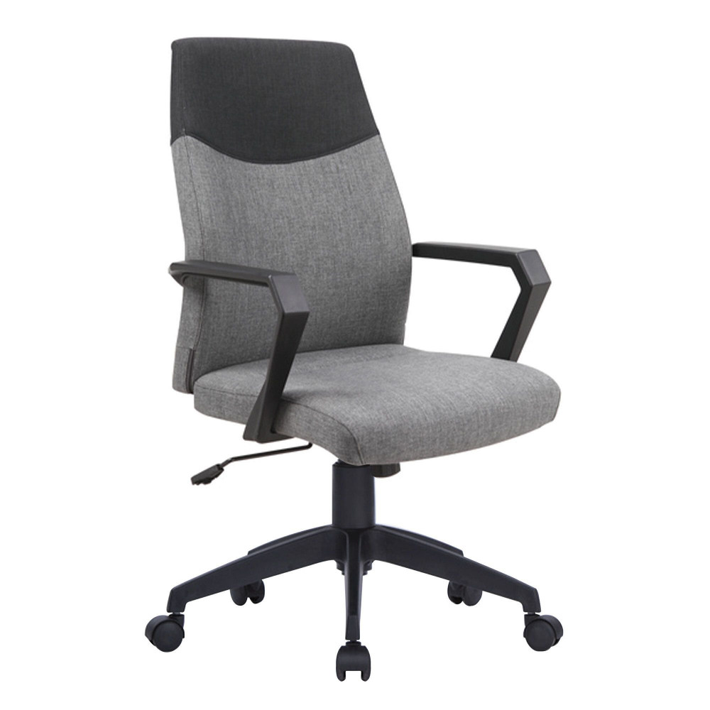 CLYDE HB 2TONE FABRIC EXEC CHAIR GYBK