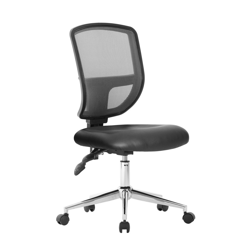 NEXUS MED BACK VINYL OPS CHAIR BLACK