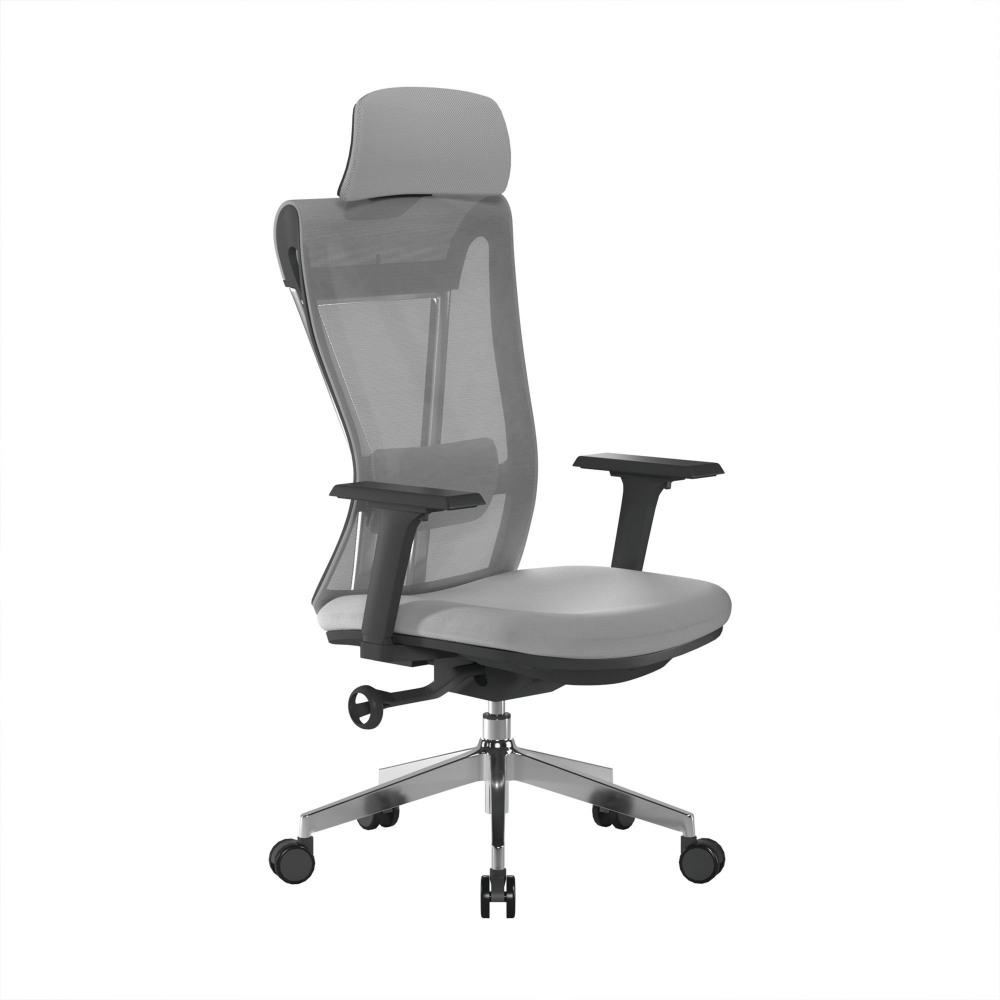 MORITZ MESH EXEC CHAIR 24HR GREY