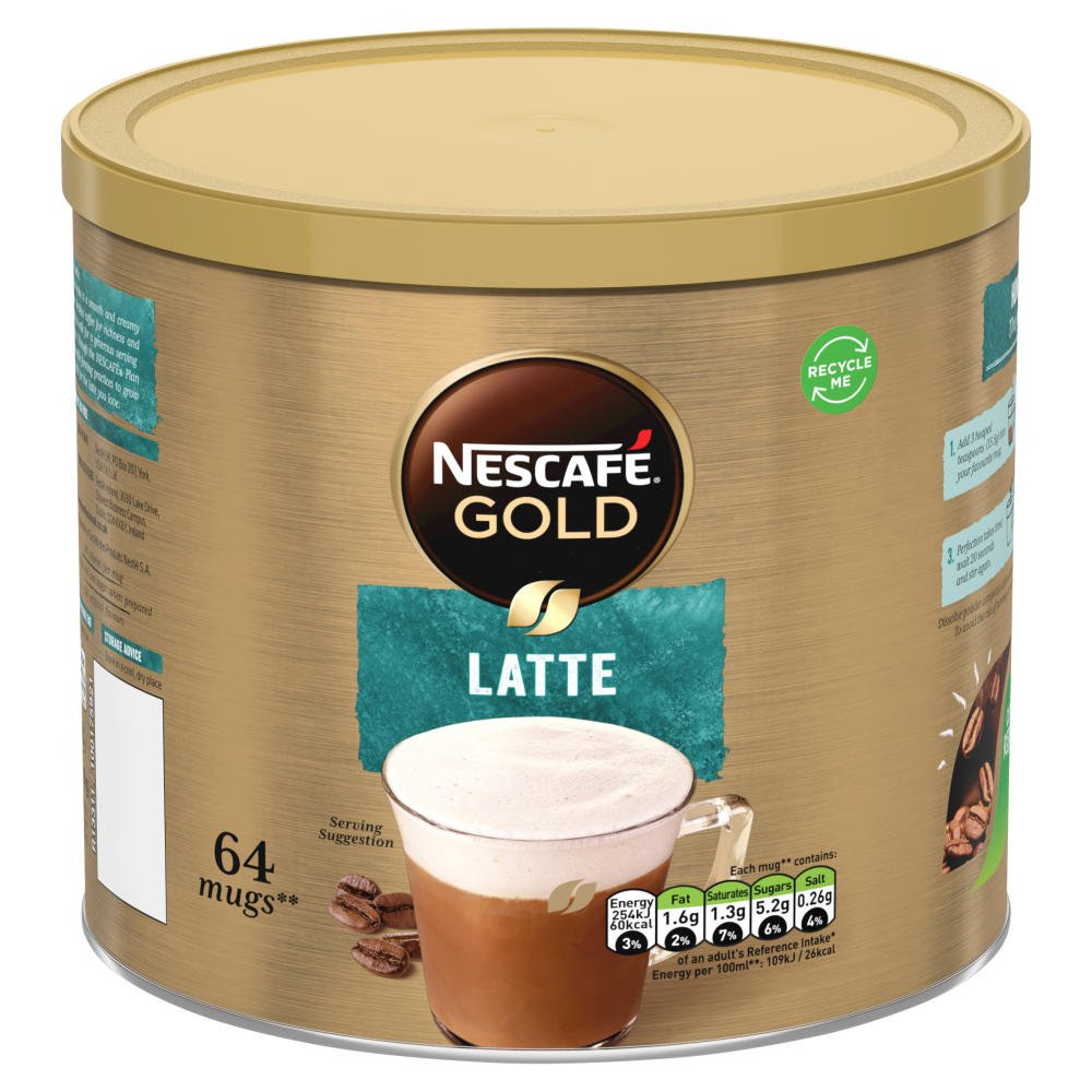 NESCAFE LATTE 1KG SINGLE TIN