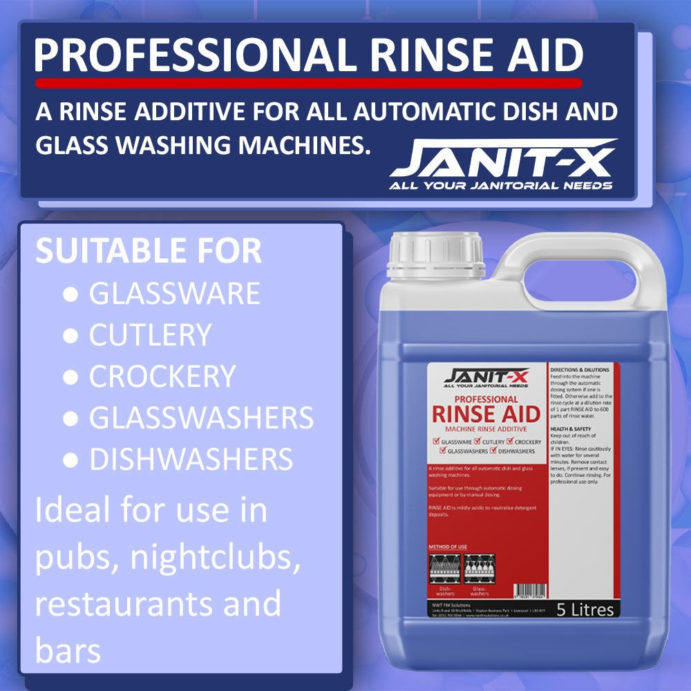 Office Supplies JANITX PROFESSIONAL RINSE AID 5 LITRE