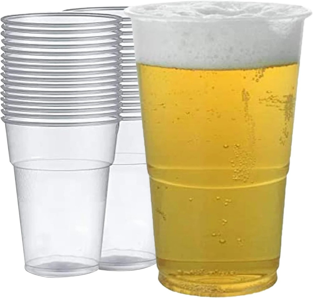 Office Supplies PLASTIC PINT GLASSES 50'S