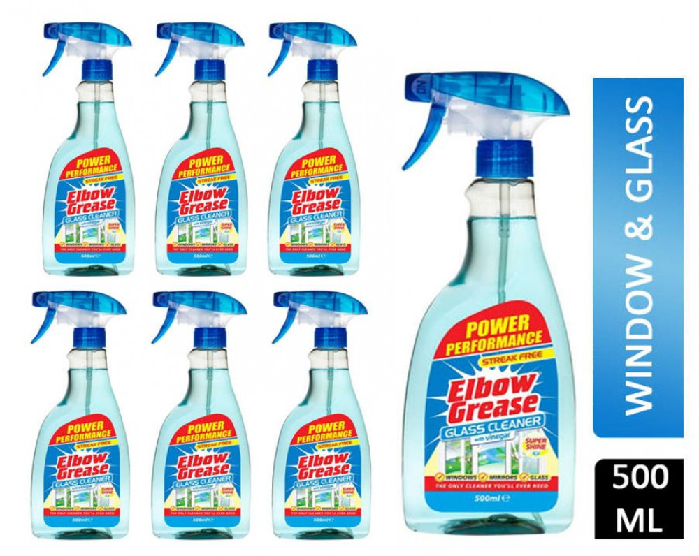 ELBOW GREASE GLASS CLEANER 500ML